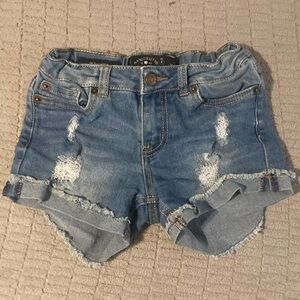 Lucky Brand Kids Blue Distressed Shorts